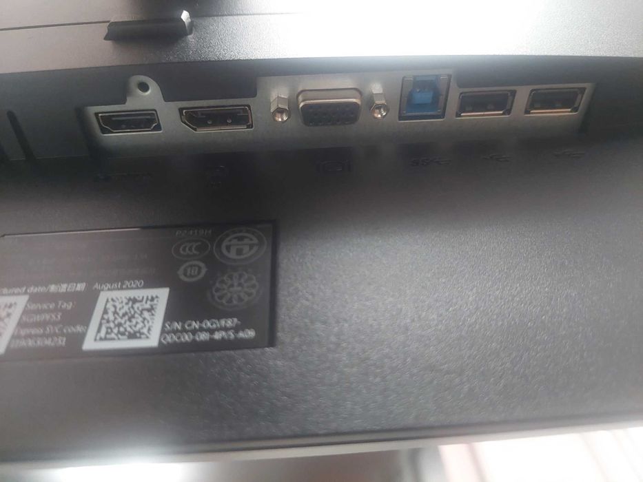 Monitor Dell p2419h 24inch Full hd