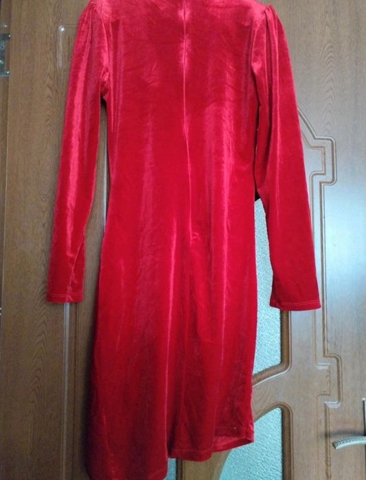 Rochie mini de catifea