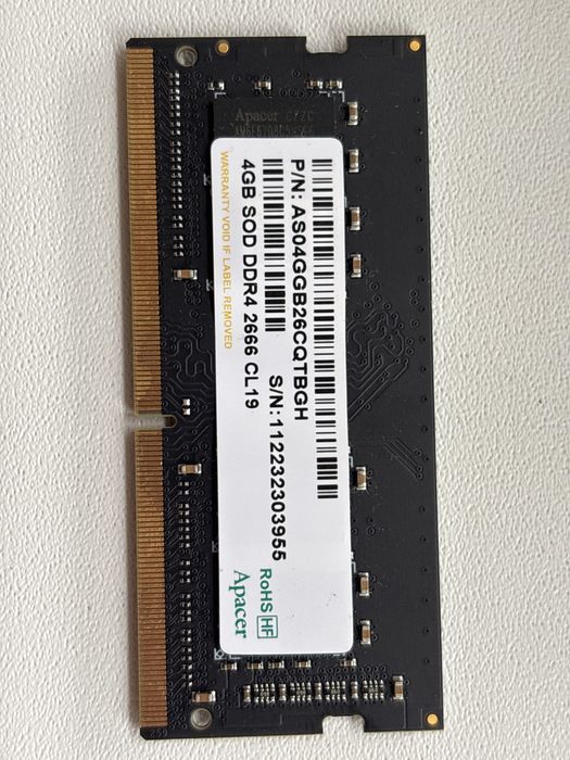 Продам ОЗУ DDR4 SO-DIMM (ноутбучная)