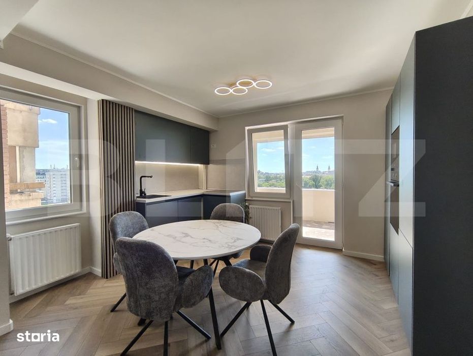 Apartament 2 camere, Centru Civic, prima inchiriere, panorama spre par