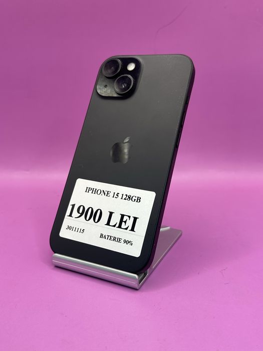 Iphone 15 128Gb Bat 90%•Amanet Matei Crangasi•30111