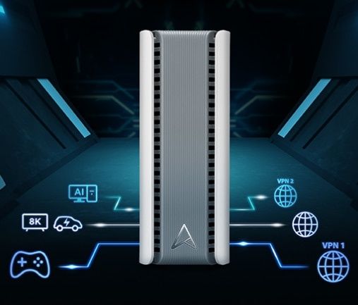 Router cu Wi-Fi 7 ASUS ZenWiFi BT10. TriBand. 10G dual port