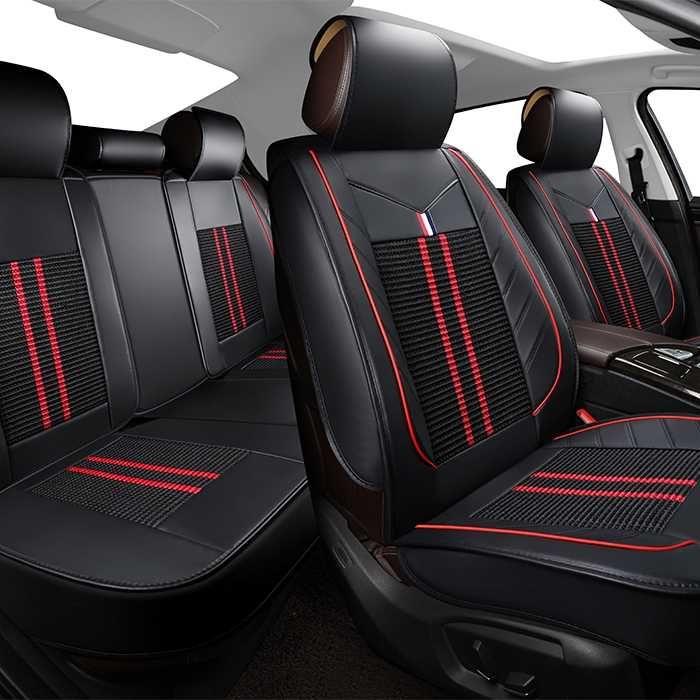 Тапицерия за МПС - 5 БР/К-Т Черно / Червено