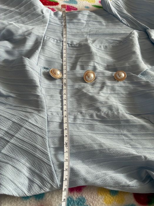 Top bleu de vara