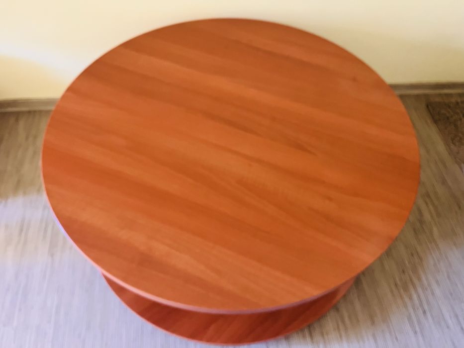 Masa Lems rotunda de cafea, impecabila – diametru 1 m