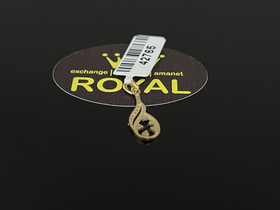 Bijuteria Royal CB : Pandant aur nou 14k 0,62gr