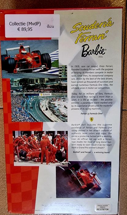 Колекционерски кукли Барби / Barbie Dolls Ferrari – редки