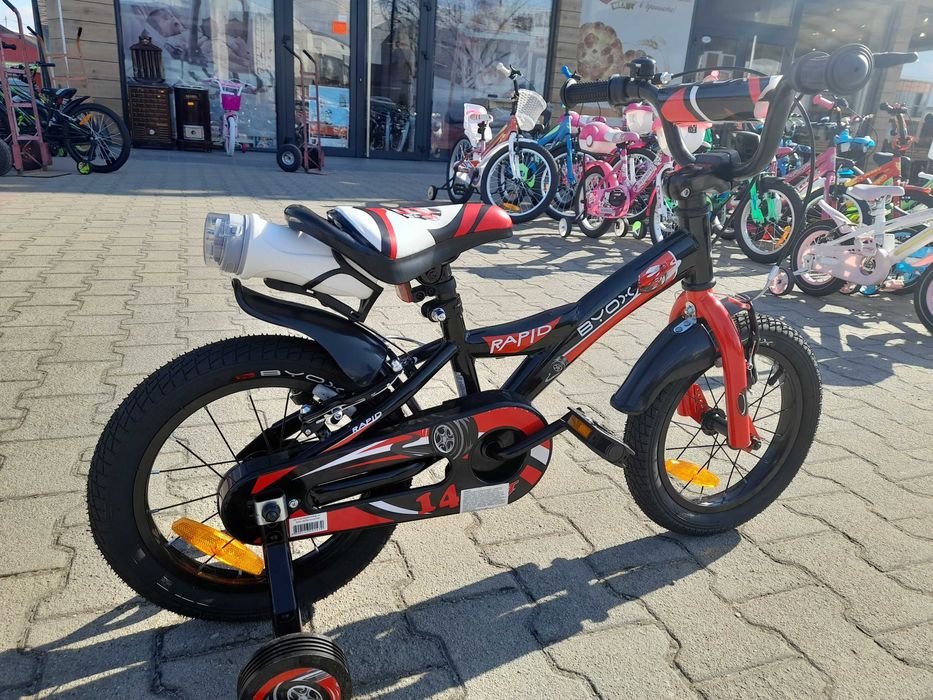 BYOX Велосипед 14" RAPID черен