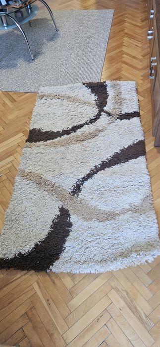 Covoare moderne crem/bej/maro – 2,50×1,60 + 2×1,60×0,80 m