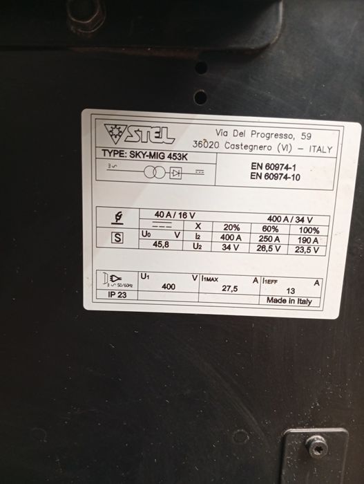 Aparat de sudura mig - mag  industrial 400A