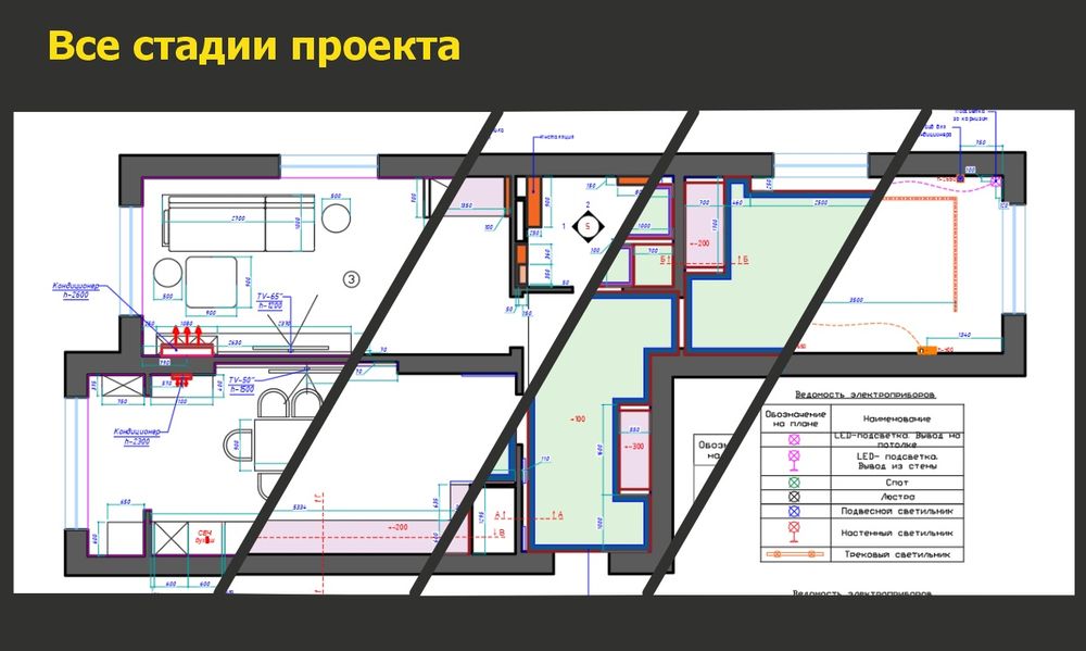 Чертежи для интерьера