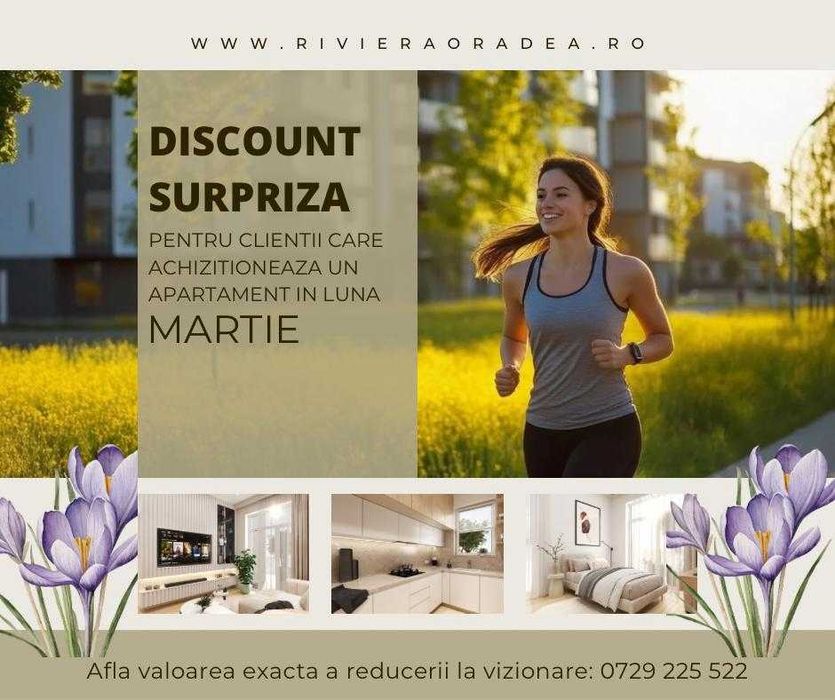 Apartament 3 camere de vanzare -  cartier  RIVIERA