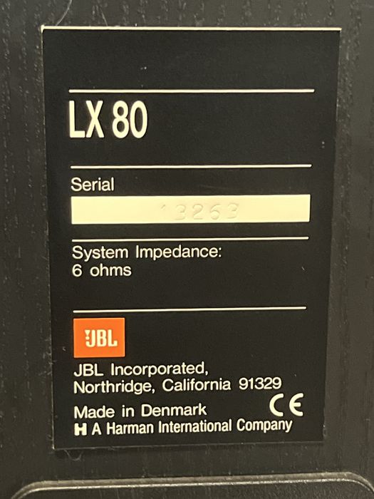 Boxe JBL-LX80 200w 6 Ohmi