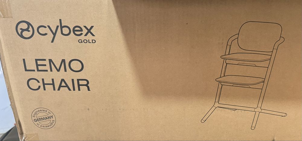 Scaun de masa pentru copii Cybex Gold Lemo Suede Grey