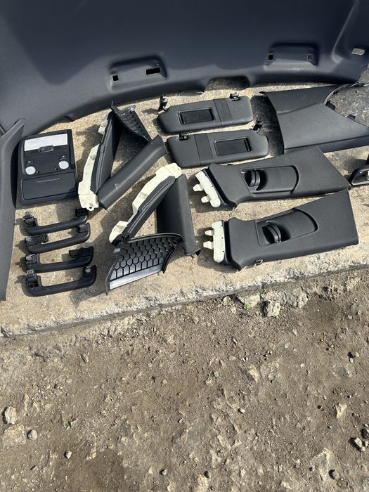 Комплект таван Sline черен Седан за Audi A4 B8  с огледало Ауд