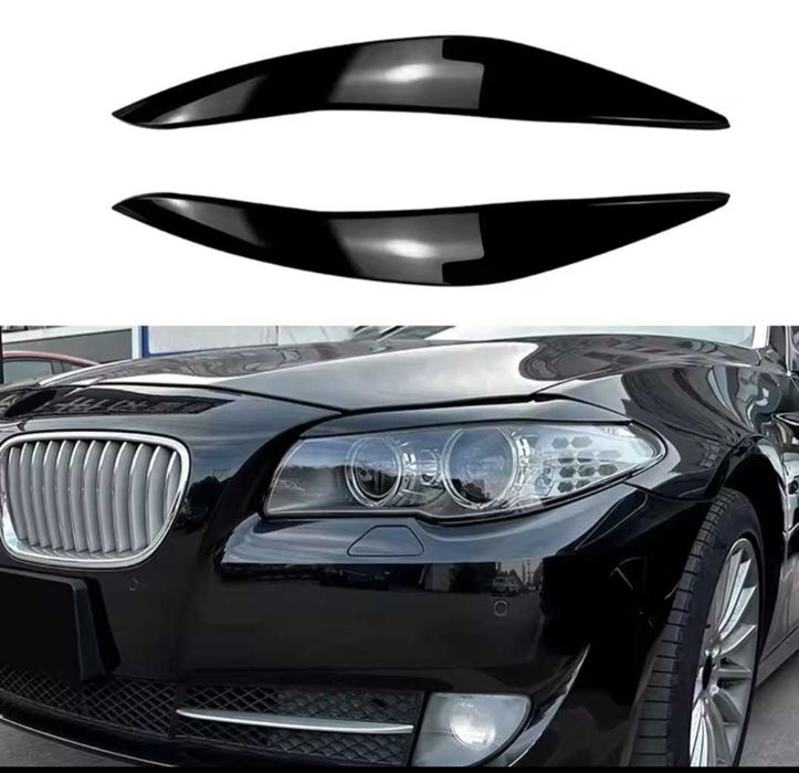 Вежди за фарове за БМВ Ф10 Ф11 BMW F10 F11 черни фарове
