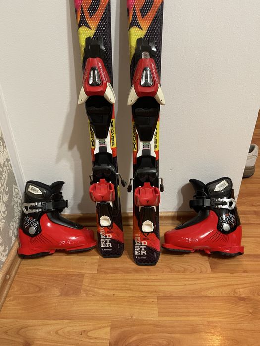 Schiuri copii 90 cm atomic cu clapati skiuri