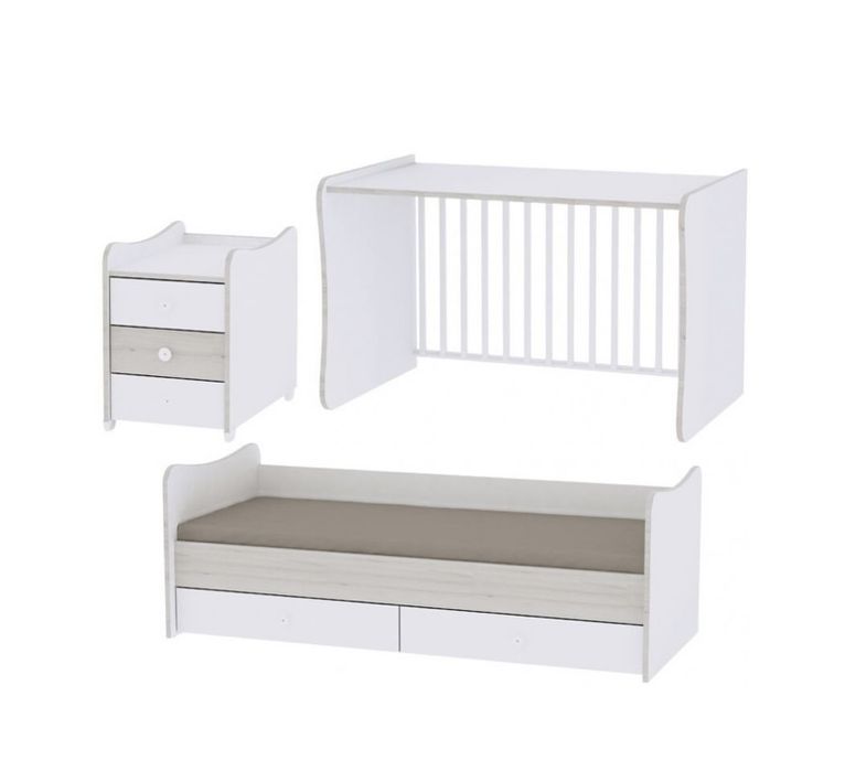 Детско легло,  Lorelli - Maxi Plus, бяло