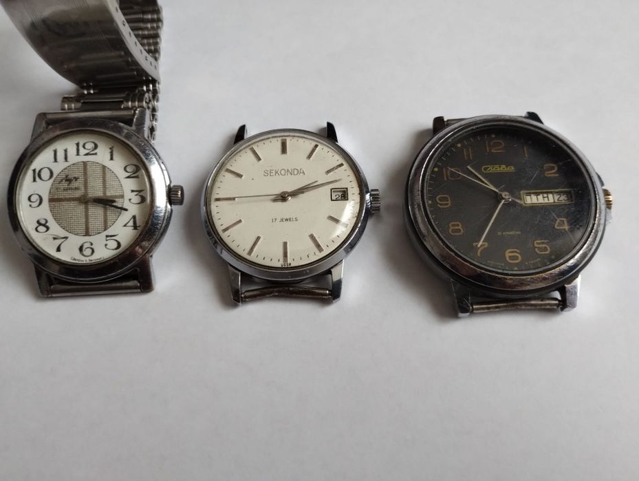 Ceasuri mecanice rusești nefuncționale Slava Seconda Myr