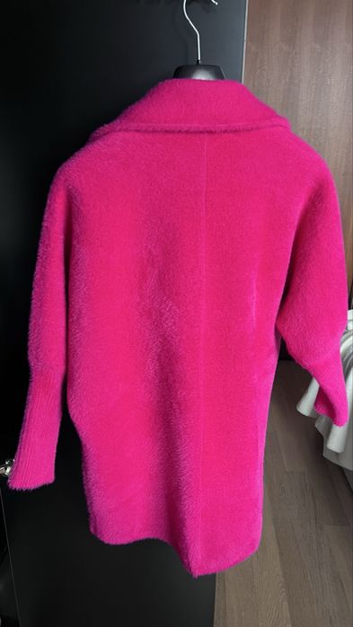 Палто в цикламен цвят