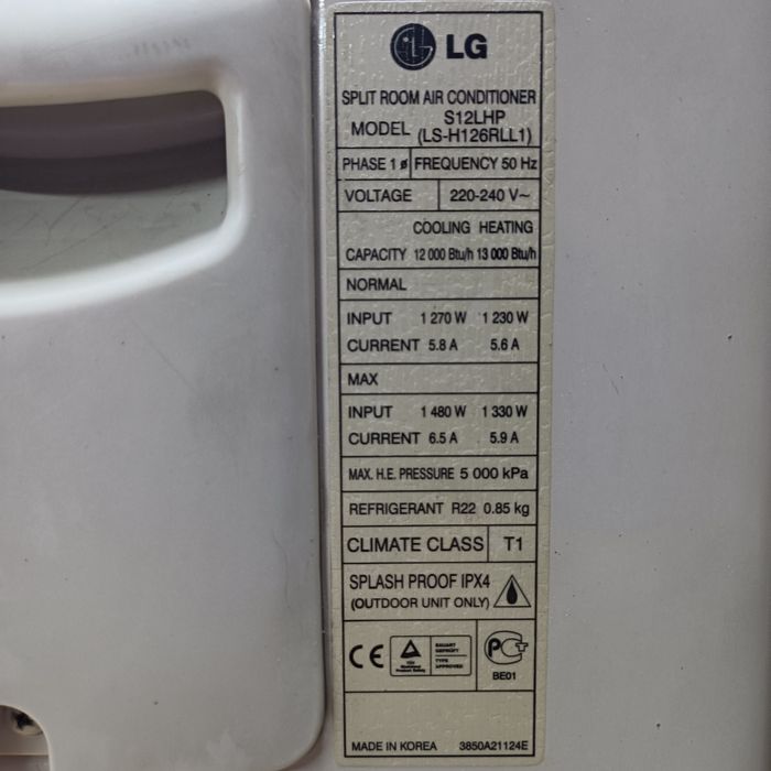 LG konditioner 12 talik. Agregat.