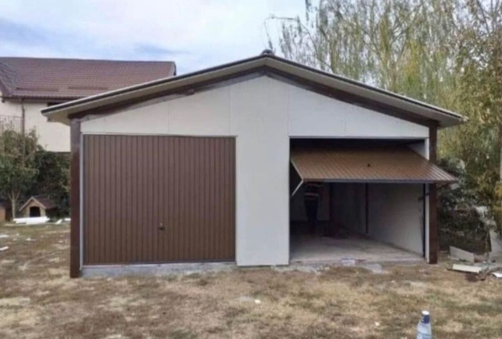 Vând garaje auto din panouri Sandwich pe  magazine