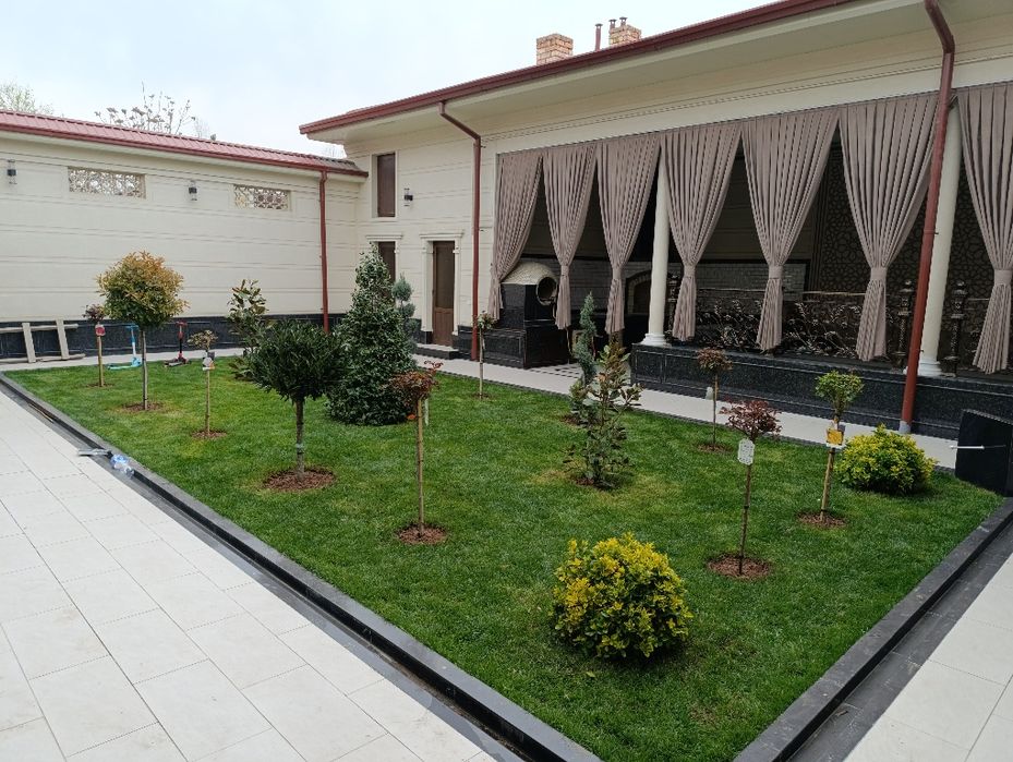 lanshaft i gazon