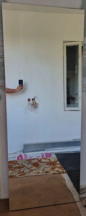 Зеркала на дверных створках шкафа