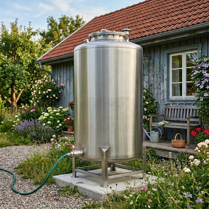 Бак питьевой воды из нержавейки Емкость 500-800л Suv baki Nerjaveyka