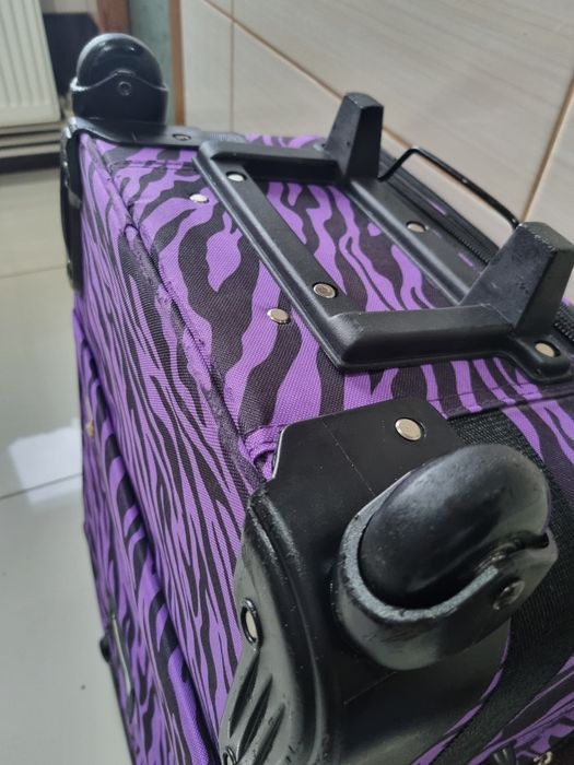 Troler voiaj AeroTravel 65x40x25 material textil rezistent
