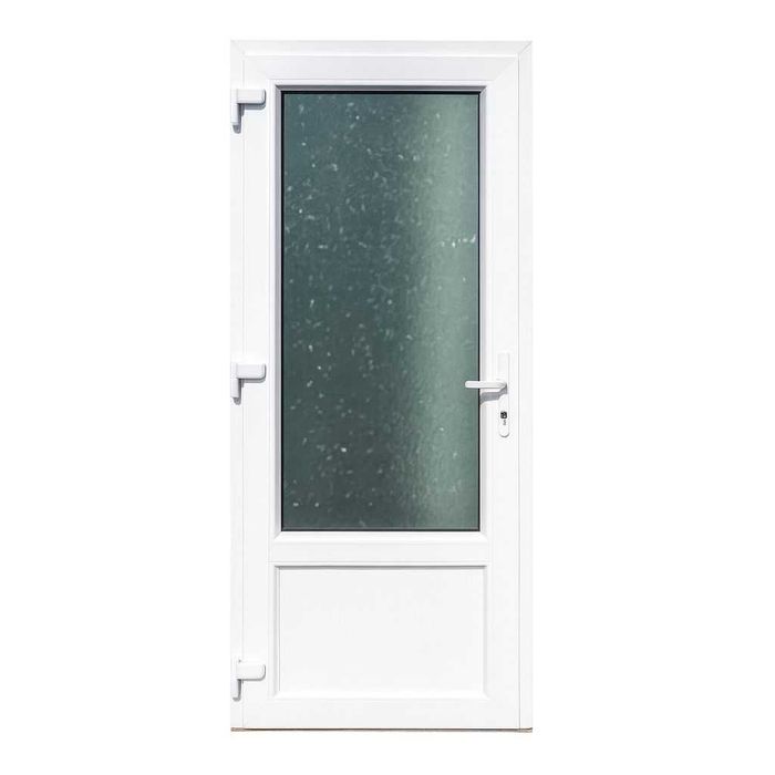 Vand usi cu tamplarie termopan PVC (interior/exterior)