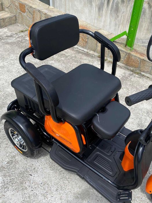 Електрическа триместна триколка MaxMotors X1 1500W Orange