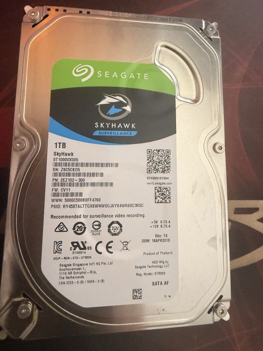 Seagate 1 ТБ Харддиск