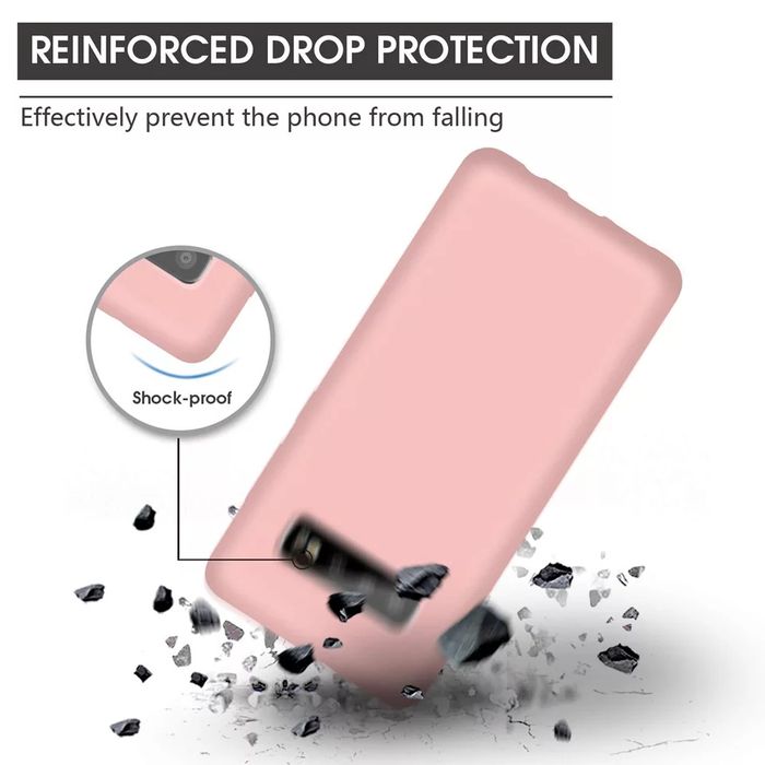 Husa silicon antisoc cu microfibra compatibil Samsung S10 ; S10 Plus