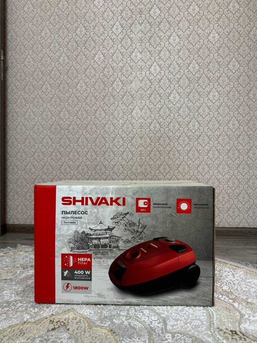 Пылесос Shivaki VCB4218 Tornado Красный (changyutgich)