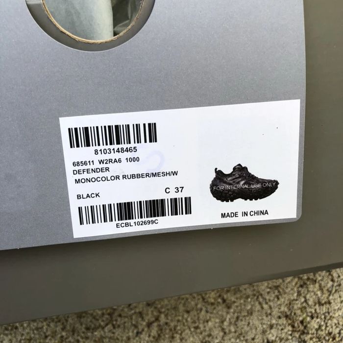Balenciaga Defender Black Dark Grey/Black
