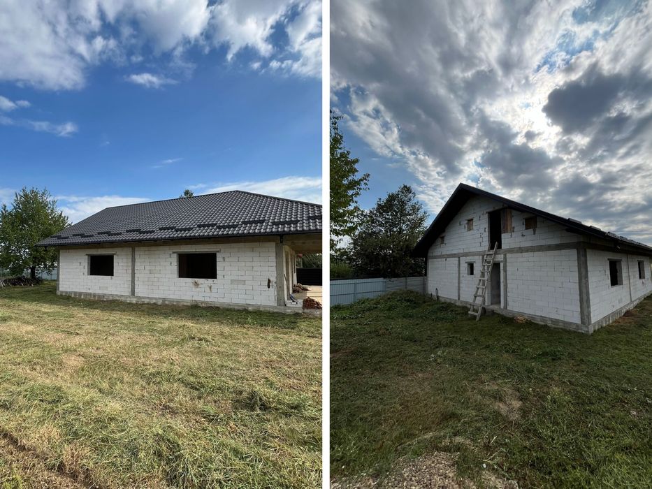 Casă nouă la roșu – Cristești, Botoșani   teren 1.273 mp