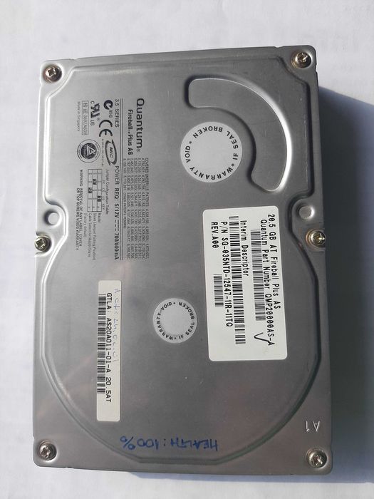 IDE хард диск Quantum Fireball 20.5 GB