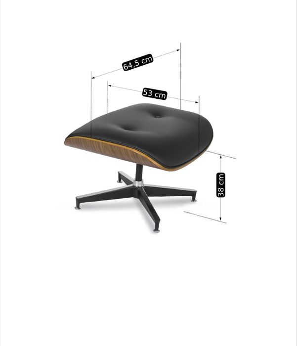 Eames lounge chair scaun fotoliu cu taburet