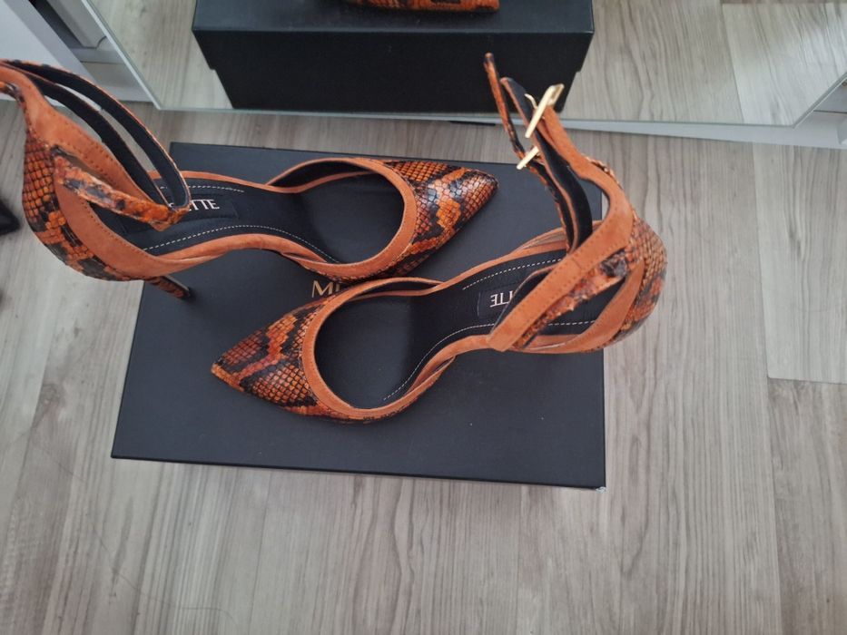 Pantofi Musette piele naturala
