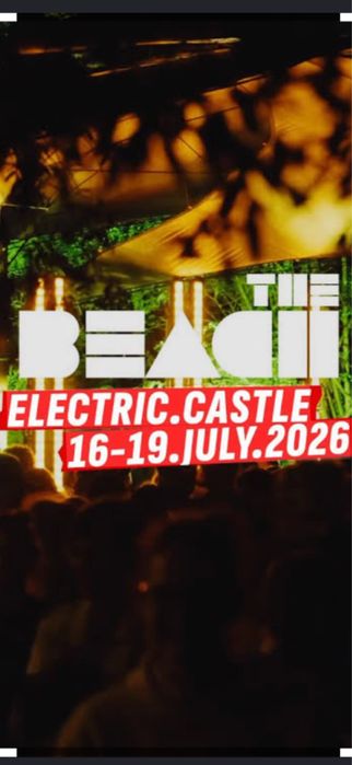 Bilete Electric. Castle acces general și VIP