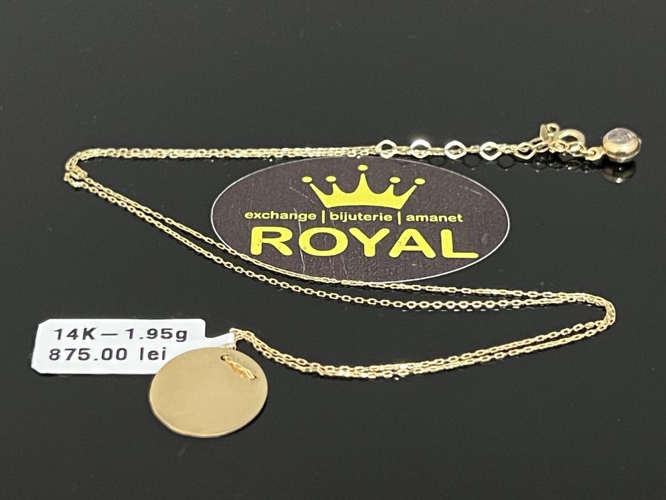 Bijuteria Royal CB : Lant aur 14k 1,95 grame