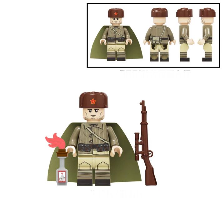 Набор минифигурок солдат ВОВ