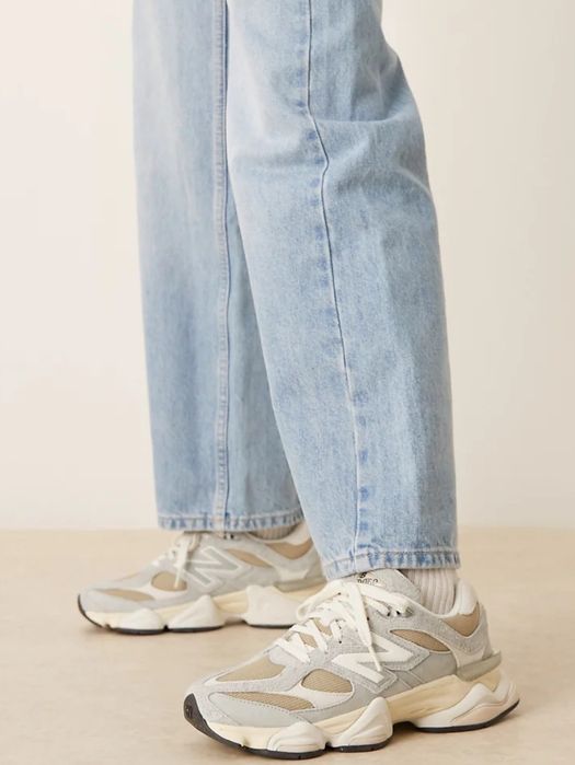 Сникърси New Balance 9060 в сиво и бежово