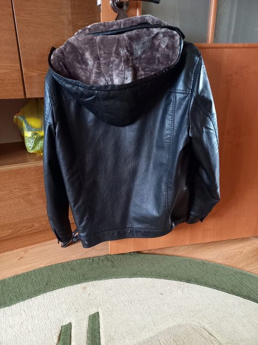 Куртка зимняя экокожа