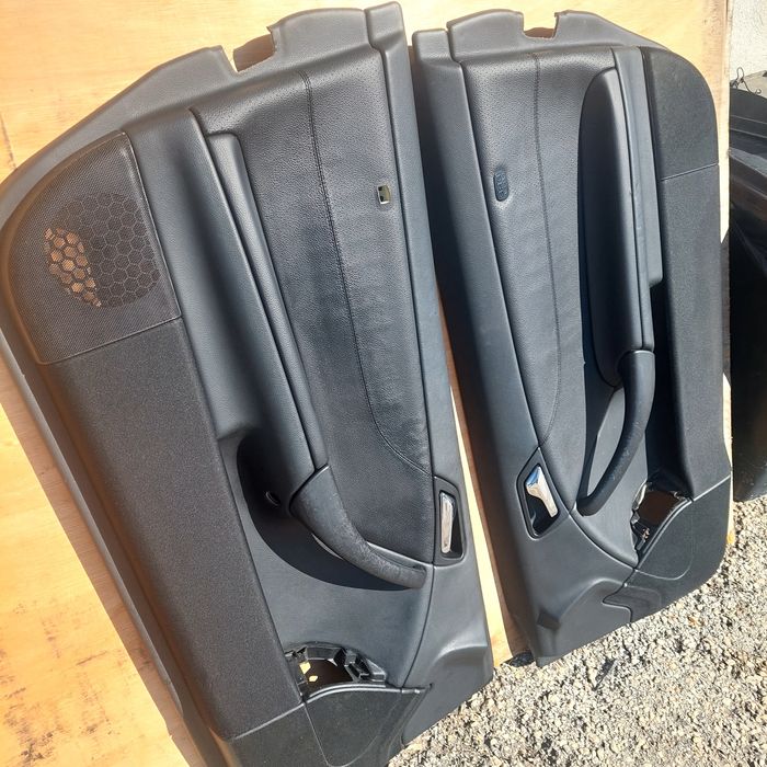 Ц класа купе предни тапети W203 coupe, черна кожа