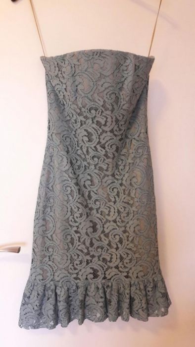 Rochie PNK noua, cu eticheta, mar.38, cu dantela si corset