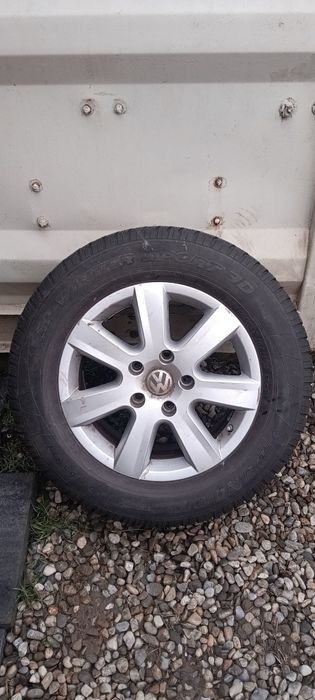 7p6601025 jante aliaj VW Touareg 2 anvelope 235 65 R17 dot  2216 m+s