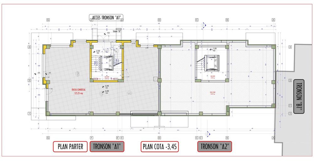 COMISION 0! Valea Lupului, spatiu comercial 249.65mp, bloc nou