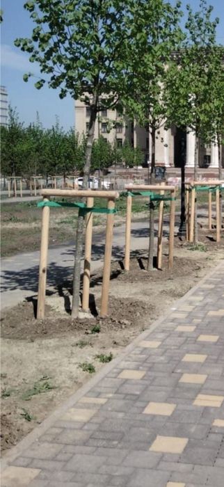 Деревянные круглые колья